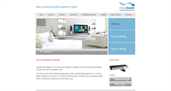 Desktop Screenshot of hospitality.moviebeam.com